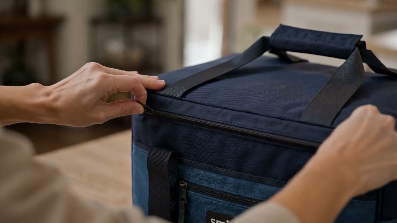 Smirly Insulated Grocery Bag product video